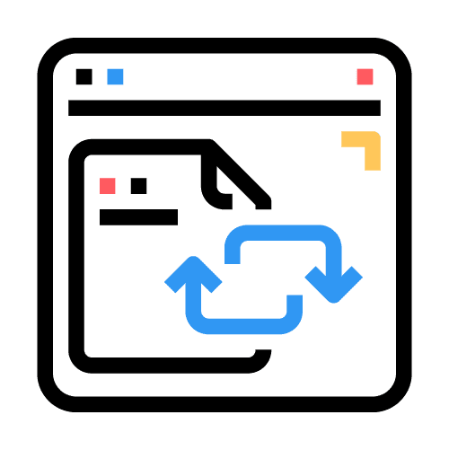 Ecommerce Web Design & Development icons Content Updates 18